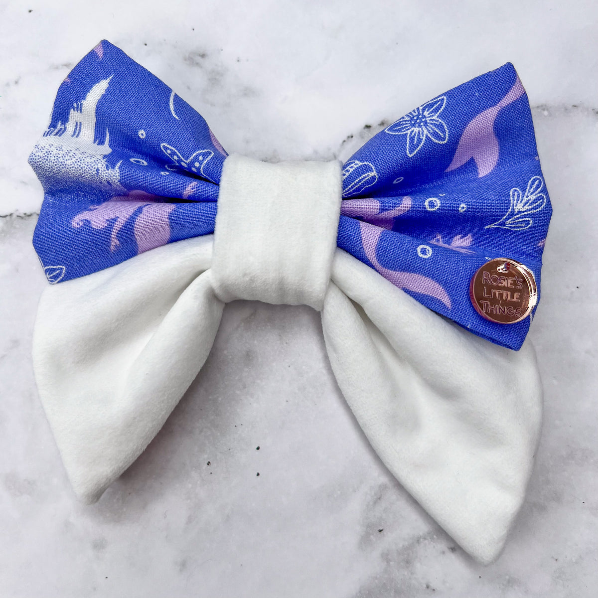 Ariel on Blue